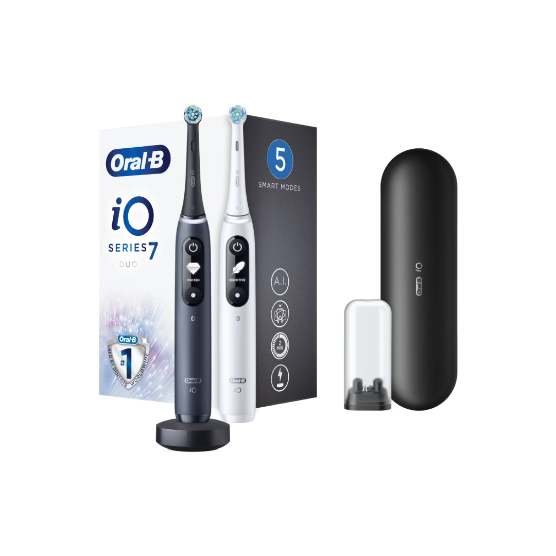 ORAL-B iO 7 Series Duo Pack elektriniai dantų šepetėliai