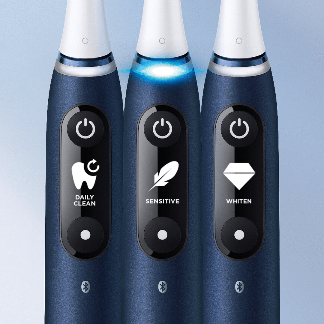 ORAL-B iO7 iOM7.1A1.1BD, SAPPHIRE BLUE elektrinis dantų šepetėlis