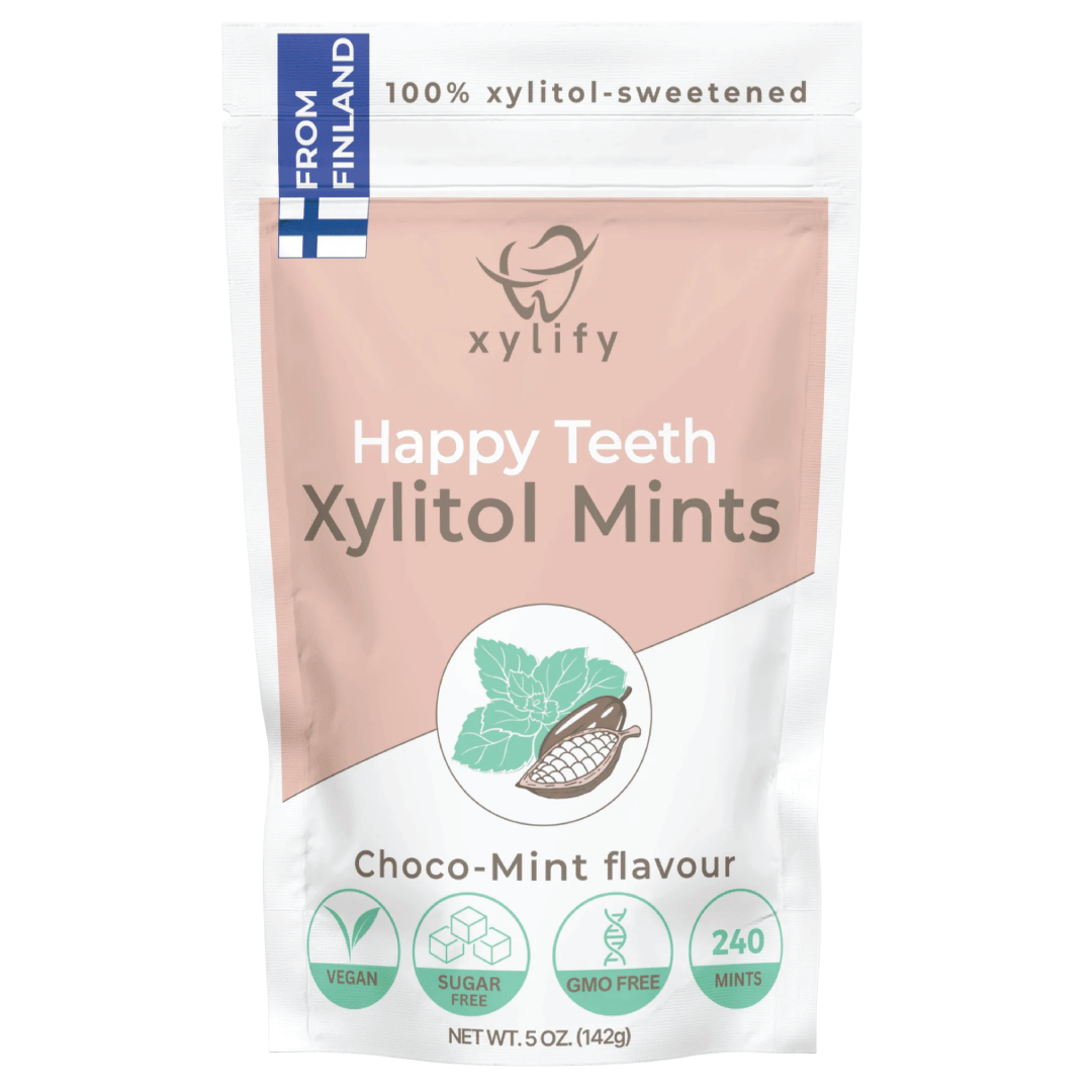 XYLIFY HAPPY TEETH ksilitolio pastilės