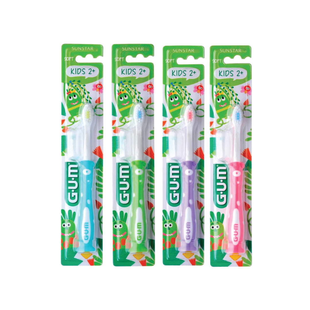 GUM KIDS MONSTERS soft toothbrush for children (2+ years)