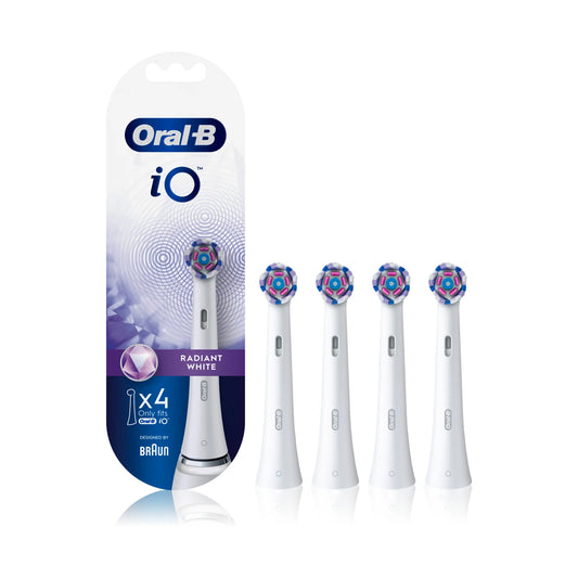 ORAL-B iO Radian White dantų šepetėlio galvutė, 4 vnt.