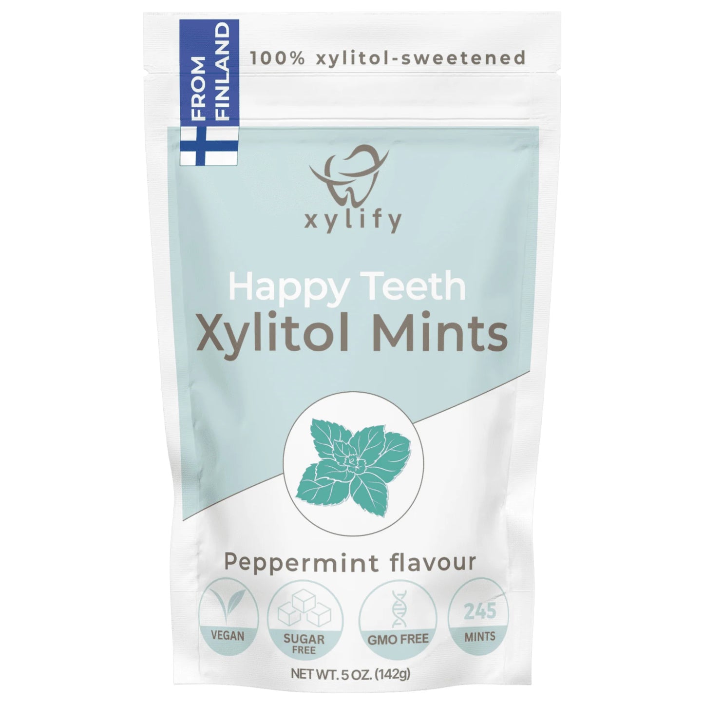 XYLIFY HAPPY TEETH ksilitolio pastilės