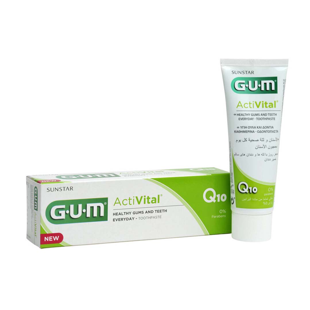 GUM ACTIVITAL toothpaste with Q10 and pomegranates 