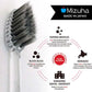 MIZUHA WAKKA toothbrush with black silicon dioxide