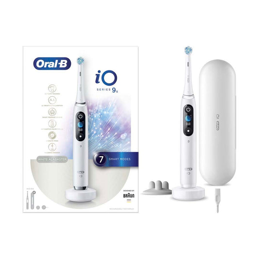 ORAL-B iO Series 9 White Alabaster elektrinis dantų šepetėlis