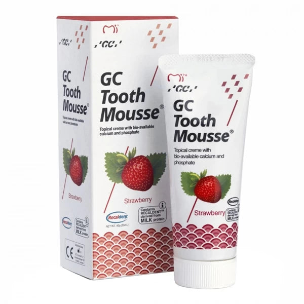 GC TOOTH MOUSSE RECALDENT toothpaste without fluoride