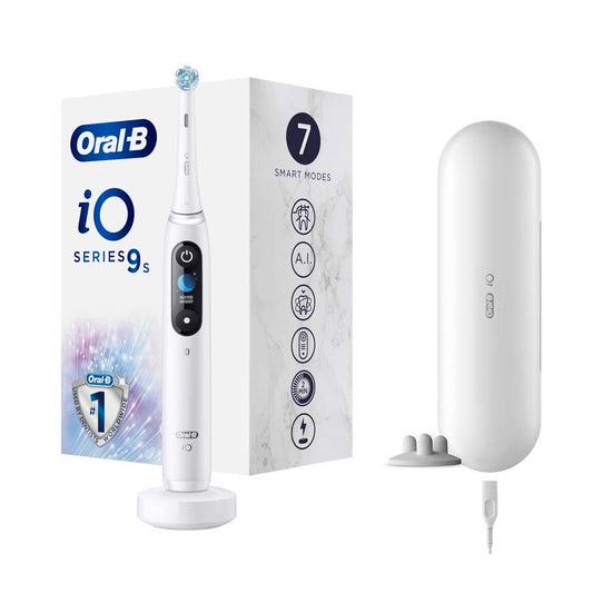 ORAL-B iO Series 9 White Alabaster elektrinis dantų šepetėlis