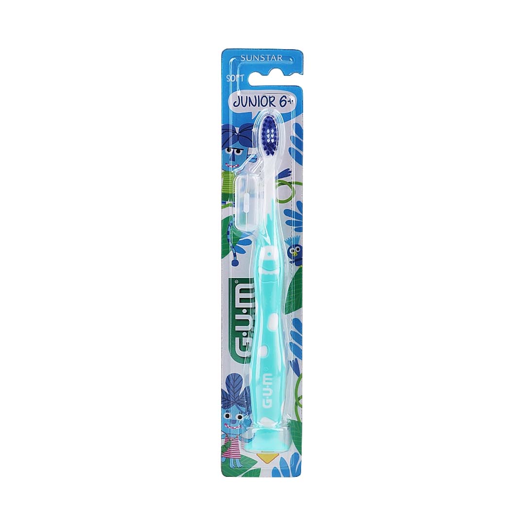 GUM JUNIOR MONSTERS soft toothbrush for children 6+