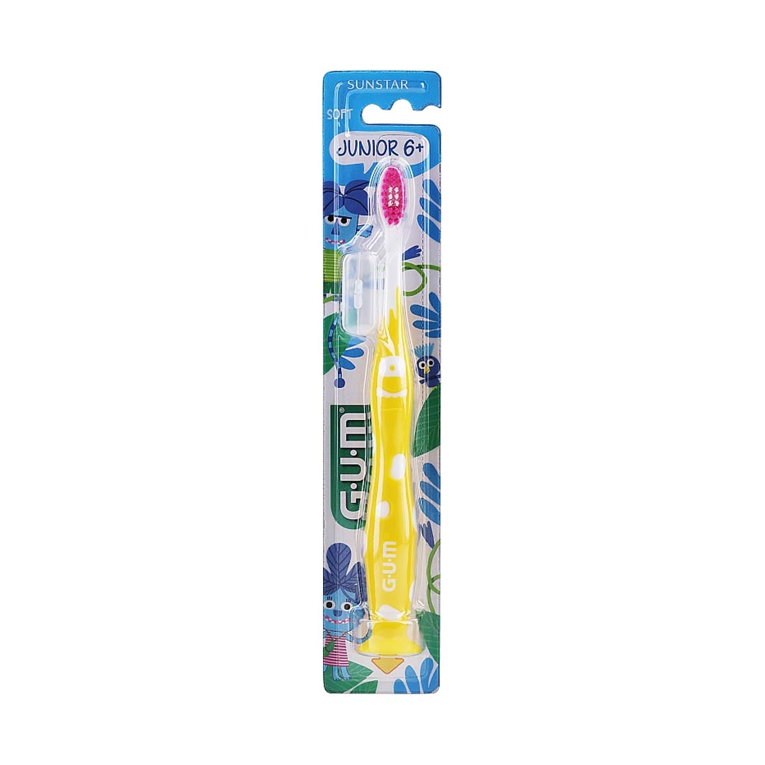 GUM JUNIOR MONSTERS soft toothbrush for children 6+