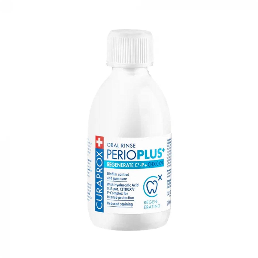 CURAPROX PERIOPLUS+ REGENERATE antibacterial mouthwash with 0.09% chlorhexidine