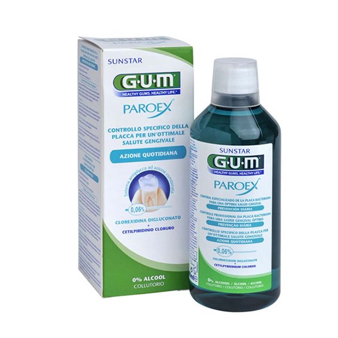 GUM bleach 0.06% chlorhexidine PAROEX+CPC, 500ml