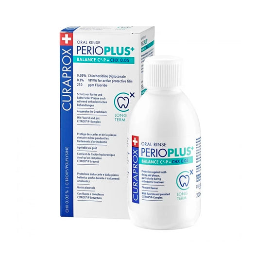 CURAPROX PERIOPLUS+ BALANCE antibacterial mouthwash with 0.05% chlorhexidine