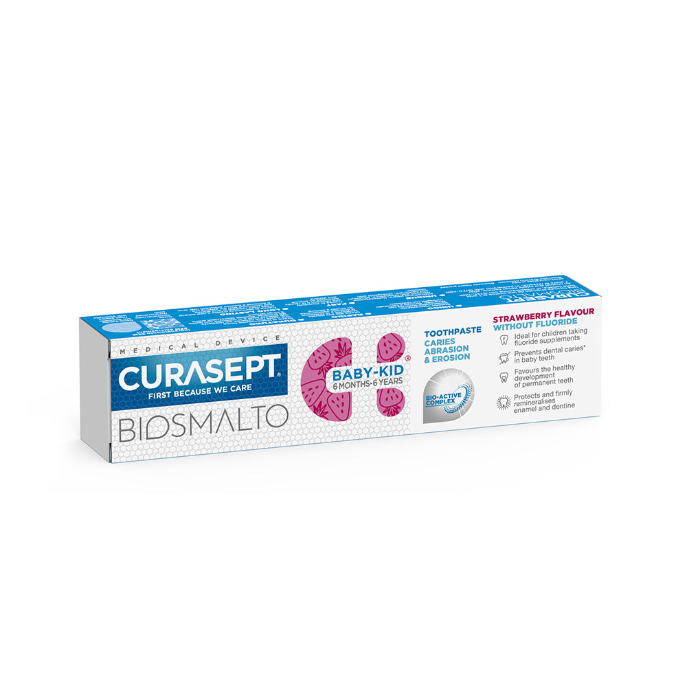 CURASEPT BIOSMALTO BABY-KID toothpaste without fluoride for children (up to 6 years)