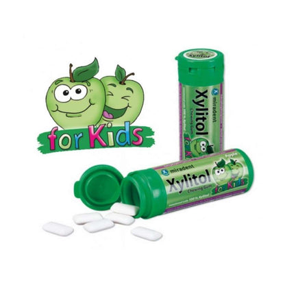 XYLITOL KIDS kramtomoji guma su ksilitoliu vaikams (30 vnt.)