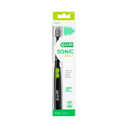 GUM SONIC DAILY electric toothbrush with battery