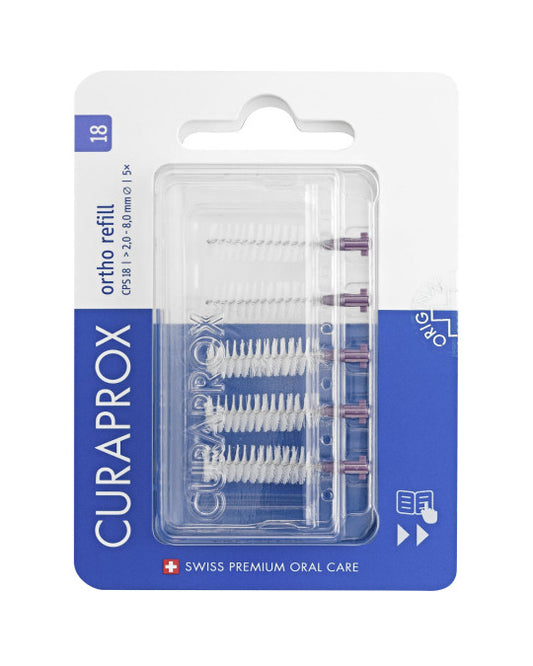 Refill of CURAPROX PRIME START ORTHO interdental brushes, 5 pcs.