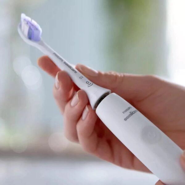 Philips Sonicare S2 Sensitive Standartinės „Sonic“ dantų šepetėlio galvutės, 4vnt. - Image 5