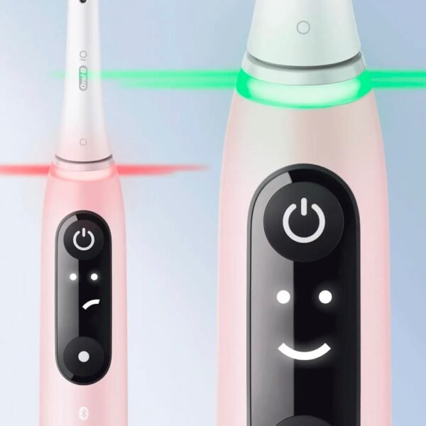 ORAL-B Braun iO Series 6 ROŽINIS elektrinis dantų šepetėlis - Image 4