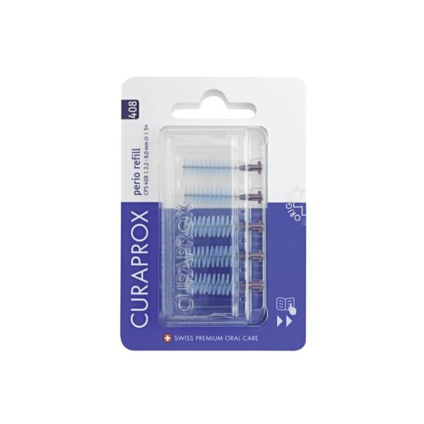 CURAPROX PERIO REFILL tarpdančių šepetėlių papildymas, dydis 408, 4 vnt. - Image 2
