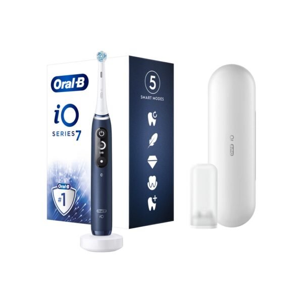 ORAL-B iO7 iOM7.1A1.1BD, SAPPHIRE BLUE elektrinis dantų šepetėlis - Image 3