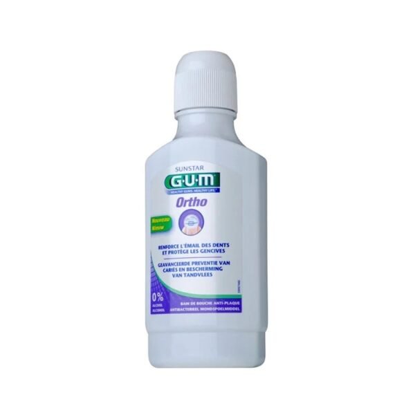 GUM ORTHO burnos skalavimo skystis, 300ml