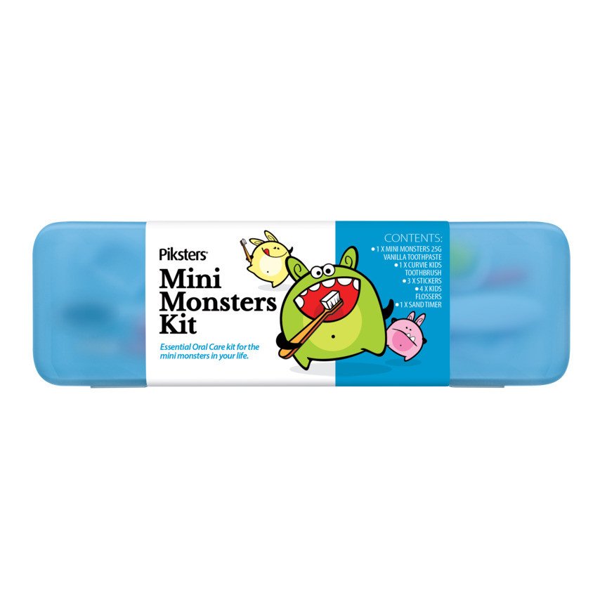 Piksters Mini Monster vaikų burnos higienos rinkinys - Image 3