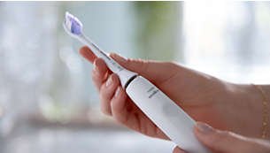 Paruošta prijungti prie „Sonicare“ rankenos