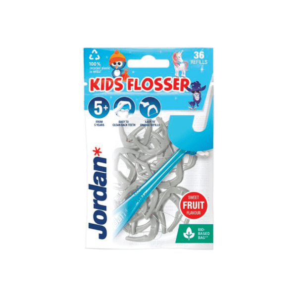 JORDAN Kids Flosser tarpdančių siūlai vaikams