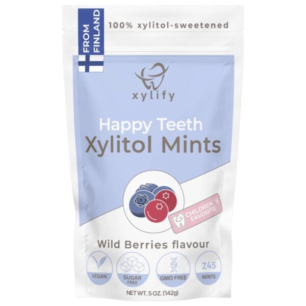 XYLIFY HAPPY TEETH ksilitolio pastilės - Image 7