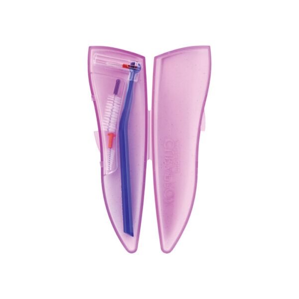 CURAPROX CPS 460 ORTHO trapdančių šepetėlis, kišeninis rinkinys - Image 2