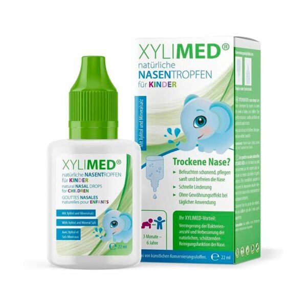 XYLIMED KIDS lašiukai sausai nosies gleivinei vaikams